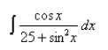 Evaluate the integral.  