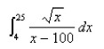 Make a substitution to express the integrand as a rational function and then evaluate the integral.   Round theAnswer to four decimal places.