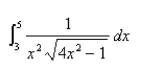 Use the Table of Integrals to evaluate the integral to three decimal places.  