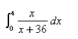 Evaluate the integral.  