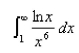 Evaluate the integral or show that it is divergent.  