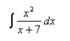 Select the correct Answer for each question. -Use long division to evaluate the integral.   A)    B)    C)    D)    E)   