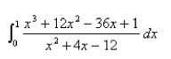 Select the correct Answer for each question. -Use long division to evaluate the integral.   The choices are rounded to 3 decimal places. A)    B)    C)    D)    E)   