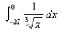 Select the correct Answer for each question. -Determine whether the improper integral converges or diverges, and if it converges, find its value.   A) 15 B)    C) Diverges D)   