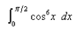Select the correct Answer for each question. -Evaluate the integral.   A)    B)    C)    D)   