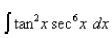 Select the correct Answer for each question. -Find the integral.   A)    B)    C)    D)   