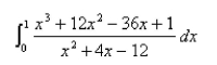 Select the correct Answer for each question. -Use long division to evaluate the integral.   The choices are rounded to 3 decimal places. A)    B)    C)    D)    E)   