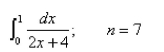 Select the correct Answer for each question. -Use the Trapezoidal Rule to approximate the integral withAnswers rounded to four decimal places.   A) 0.2029 B) 0.1088 C) 0.1163 D) 0.2326