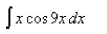 Evaluate the indefinite integral.  