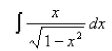 Find the integral using an appropriate trigonometric substitution.Select the correct Answer   A)    B)    C)    D)   