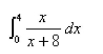 Evaluate the integral.  