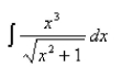 Find the integral using an appropriate trigonometric substitution.Select the correct Answer   A)    B)    C)    D)   