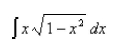 Find the integral using an appropriate trigonometric substitution.  