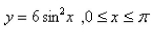 The region under the curve   is rotated about the x-axis.Find the volume of the resulting solid.