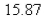 The region   is represented below.Find the area of this region to two decimal places.Select the correct Answer   A)    B)    C)    D)    E)   
