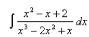 Find the integral.Select the correct Answer   A)    B)    C)    D)   