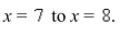 Find the volume of the solid obtained by rotating about the x-axis the region under the curve   from  