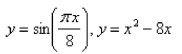 Select the correct Answer for each question. -Find the area of the region bounded by the given curves.   A)    B)    C)    D)    E) None of these