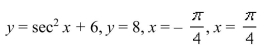 Sketch the region bounded by the graphs of the given equations and find the area of that region.  