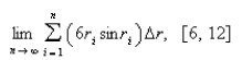 Express the limit as a definite integral on the given interval.  