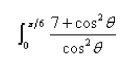 Evaluate the integral.  