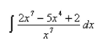 Select the correct Answer: for each question. -Find the indefinite integral.   A)    B)    C)    D)   