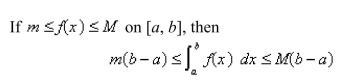 Select the correct Answer for each question. -Use the following property of the definite integral to estimate the definite integral     A)    B)    C)    D)   