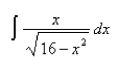 Find the integral using an appropriate trigonometric substitution.  