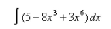 Find the indefinite integral.  