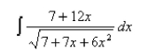 Evaluate the indefinite integral.Select the correct Answer   A)    B)    C)    D)    E)   