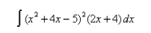 Find the indefinite integral.Select the correct Answer   A)    B)    C)    D)   