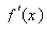 The graph of the first derivative   of a function   is shown below.At what values of   does   have a local maximum or minimum?  