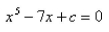 Select the correct Answer for each question. -How many real roots does the equation   have in the interval   A) at most five real roots B) no real roots C) at most one real root D) at most two real roots E) at most three real roots