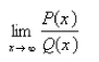 Let P (x)  and Q (x)  be polynomials.Find   if the degree of P (x)  is 2 and the degree of Q (x)  is 6. A) 9 B) 5 C)    D) 0 E) 4