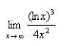 Evaluate the limit using l'Hôpital's Rule.  