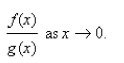 Use l'Hospital's Rule to calculate the exact value of the limit as    