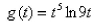 Select the correct Answer: for each question. -Differentiate the function.   A)    B)    C)    D)   