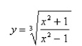 Select the correct Answer: for each question. -Use logarithmic differentiation to find the derivative of the function.   A)    B)    C)    D)    E)   