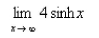 Select the correct Answer: for each question. -Use the definitions of the hyperbolic functions to find the following limit.   A)    B)    C)    D)    E) None of these