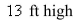 Gravel is being dumped from a conveyor belt at a rate of   and its coarseness is such that it forms a pile in the shape of a cone whose base diameter and height are always equal.How fast is the height of the pile increasing when the pile is   Round the result to the nearest hundredth.  