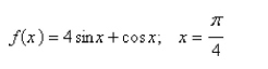 Find the differential of the function at the indicated number.  