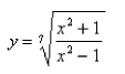 Use logarithmic differentiation to find the derivative of the function.  