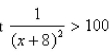How close to   do we have to take x so that  