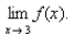 Select the correct Answer for each question. -Sketch the graph of the function f and evaluate     A)    B)    C)    D)    x