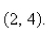 Select the correct Answer for each question. -Find the tangent line to the parabola   at the point   A)    B)    C)    D)    E) None of these