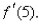 Select the correct Answer for each question. -If an equation of the tangent line to the curve   at the point where   is   find   and   Select the correct Answer A)    B)    C)    D)    E)   