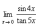 Use the graph of   to guess at the limit   if it exists.Select the correct Answer   A) Does not exist B) 0.8 C) 1.3 D) 0.2