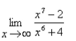 Find the limit.Select the correct Answer   A)    B)    C)    D)    E)   