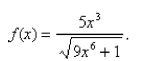 Find the horizontal and vertical asymptotes of the graph of the function  