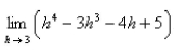 Find the limit   Select the correct Answer A) 7 B) 3 C) 5 D) -7